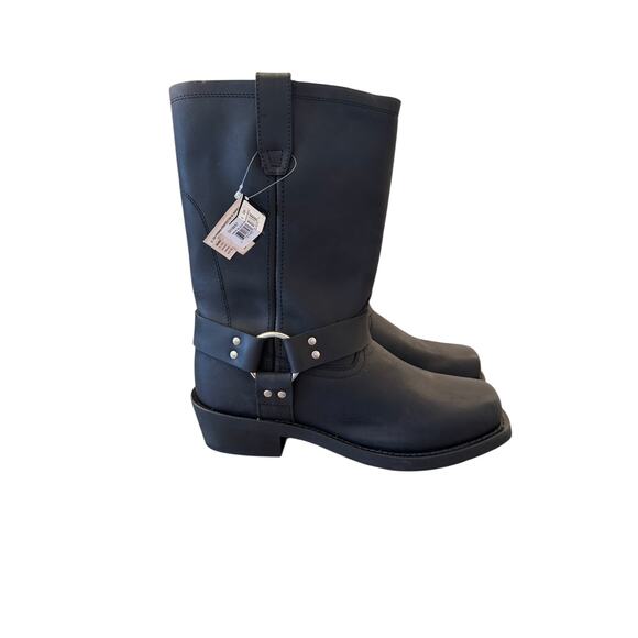 Dingo Black Leather Men's Boots - Picture 5 of 12